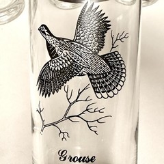 Set of 14 VTG Federal Glass Platinum Trimmed Sportman Bar Glasses Various Types