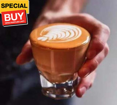 Set of Two Duratuff Cortado Glasses | Gibraltar Rocks Glass 4.5 OZ ~Paper Coast