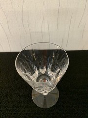 Jersey Model White Wine Glass In Saint Louis Crystal H: 11 Cm