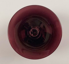 Bryce Aquarius Amethyst Water Goblets Set 7 Crystal Stem Vintage