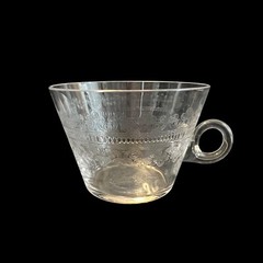 Vintage Fostoria Large Cloverleaf Tapered Punch Cup