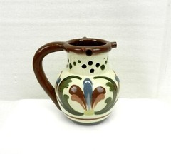 Aller Vale MottoWare Pottery Floral Puzzle Mug Jug Drinking Game 6 oz ~EC~ T636