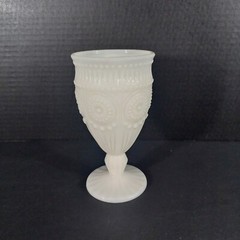 The Pioneer Woman Adeline Snow Goblet Tumbler Chalice Milk Glass White Gibson