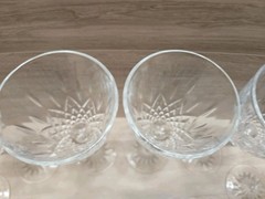 Royal Doulton Earlswood 6 x Goblet Fine Crystal Made in Italy, 8.25in