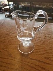 Ripley EAPG Pavonia Pineapple Oak Leaf Etched Creamer.