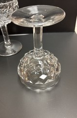 Vintage Fostoria American Cube Set of 3 Sherbets/Champagne 4.5” EUC