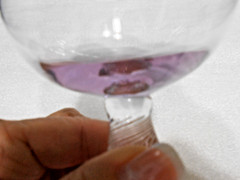 Italian Pastel Wine Goblets Pink & Blue