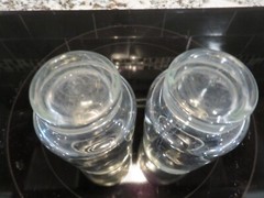 Vintage Libbey ACCENT Clear 4 1/2″ Glass Tumblers Solid Base RARE LOOK