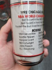 Vintage Libbey Set of 4 – 1992 CHICAGO BULLS Cooler Drinking Glasses New!