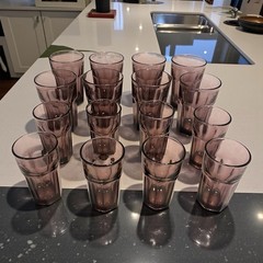 Libbey Gibraltar Matching Set Of 4 Ea Violet Juice & Beverage/Iced Tea Tumblers