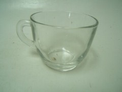 Federal Glass FEG96 Punch Bowl Snack Plate Cups Set of 6 Excellent condition
