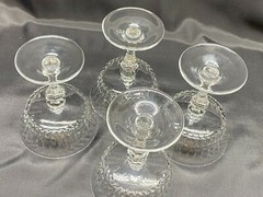 Set of 4 ~ Lenox “GALA” Crystal ~ Champagne Glasses~ 5 1/4″ Tall