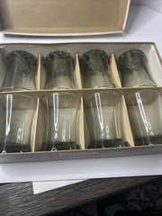 Vintage Smoke Hobnob Styles By Libby Glassware New In Box 6 Oz Juice Glass