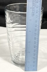 Libbey ORBITA Clear Swirl Wavy Cooler Iced Tea Water Glass Tumbler 16 oz USA EUC