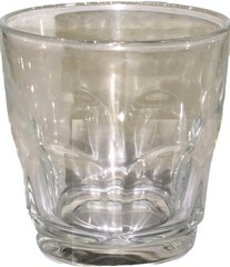 Set of 4 Arcoroc Whiskey Glass 4oz 8-Panel Double Shot Glasses France