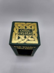 Irish Whisky Shot Glass – Celtic Crystal NIB 2 Oz. Glass Tumbler
