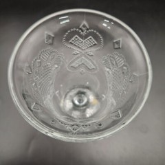 Vintage Retro 1978 Avon Fostoria Hearts and Diamonds Goblet 10 Ounce Capacity
