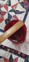Vintage ANCHOR HOCKING Royal Ruby Hobnail 60 oz Pitcher