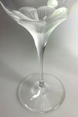 CRISTAL DE SEVRES PRIMAVERA WINE GLASS 6 1/2″ X 2 1/8″ MINT