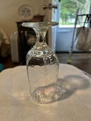 Vintage Libbey Beer glass in the chivalry pattern