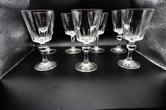 Cristal d’Arques Versailles Pattern Cordial Glasses
