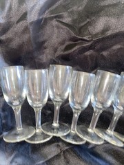 Cordial Stemware Glasses Lot 0f 7