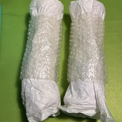 (2) TIFFANY & CO TRUMPET CHAMPAGNE FLUTES Blown Lead Crystal 10 oz 9 1/8″