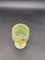 Antique Heisey Beaded Swag Custard Glass
