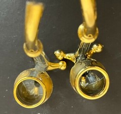 Moser Blown Glass Wine Sipper Enameled Flowers And Gold Gilt Bohemian pair of 2