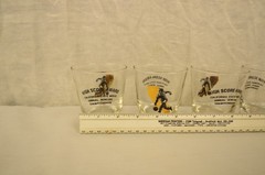 Vintage Lilly Highball Glasses Ca Bowling Assoc State Champ Award Set of 4 NIB