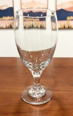 Classic Clear Glass Water Goblet