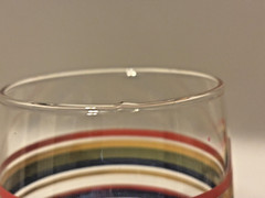 4 Vintage Libbey Mambo Fiesta Banded Stripes Water – Tea – Wine Goblet Glasses
