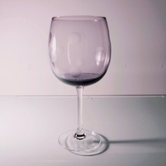 WATERFORD Marquis POLKA DOT PURPLE WINE GLASS, Cut Blown Crystal, 20 oz