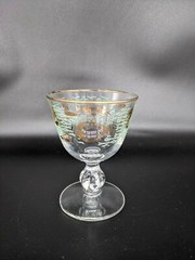 Vintage Libbey MARINE LIFE Set of 6 Cordial Glasses Stemware Mid Century Modern