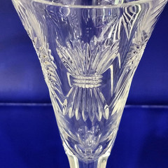 Waterford Crystal Millenium Series Five Toasts Universal Wishes Champagne Flute