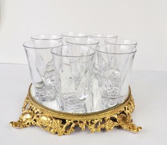 Duncan Miller Canterbury Set EIGHT FLAT TUMBLERS Wine Whiskey Juice Glass 4.5″