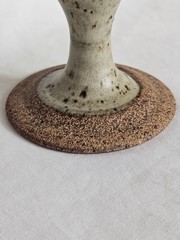 Studio Art Pottery Goblet Chalice signed