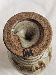 Studio Art Pottery Goblet Chalice signed