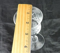 VINTAGE CUT GLASS OR CRYSTAL PORT/WINE GOBLET SET 11 FLARE CRISS CROSS ETCHED