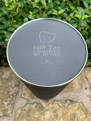 Pair of Hand made NIP 7 oz. Tipsy Tumblers / Cocktail Glasses / NWB