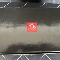 Set of 6 RCR Cristalleria Italiana Tumblers Whiskey Cocktails Glasses NIB