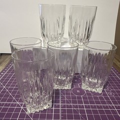 VTG Federal Park Avenue Glasses Set Of 6 5 Oz Juice Glasses GIFT QUALITY e94