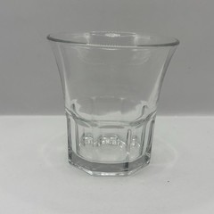 Vintage Libbey Duratuff 8 Panel Flared 12 Ounce Glass