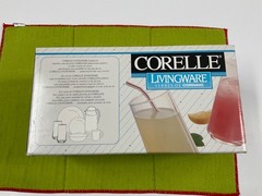 Corelle Coordinates Drinkware Rosemarie Drinking Glasses Beverage Set Of 8 16oz