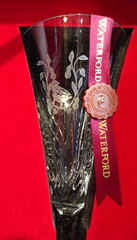 Waterford Crystal 12 Days of Christmas Partridge Flute w/Charm & Box Ireland