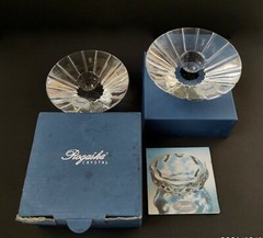 Miller Rogaska Crystal candlestick. 2 pcs .
