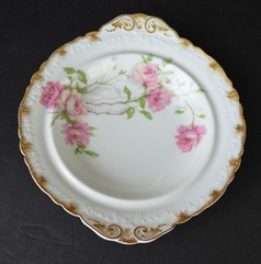 Haviland Limoges Baltimore Rose Gold Butter Dish