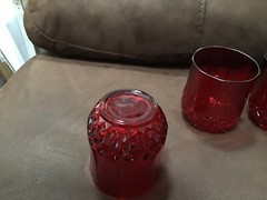DURAND D’ARQUES Double Old Fashioned Longchamp 3 Ruby Cristal Whiskey Lowball