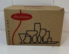 6 Pcs PASABAHCE Centra Shot Tumblers 2 oz Vintage in Original Box from TURKEY