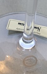NEIMAN MARCUS Toasting Champagne Flutes, Gold Speckled